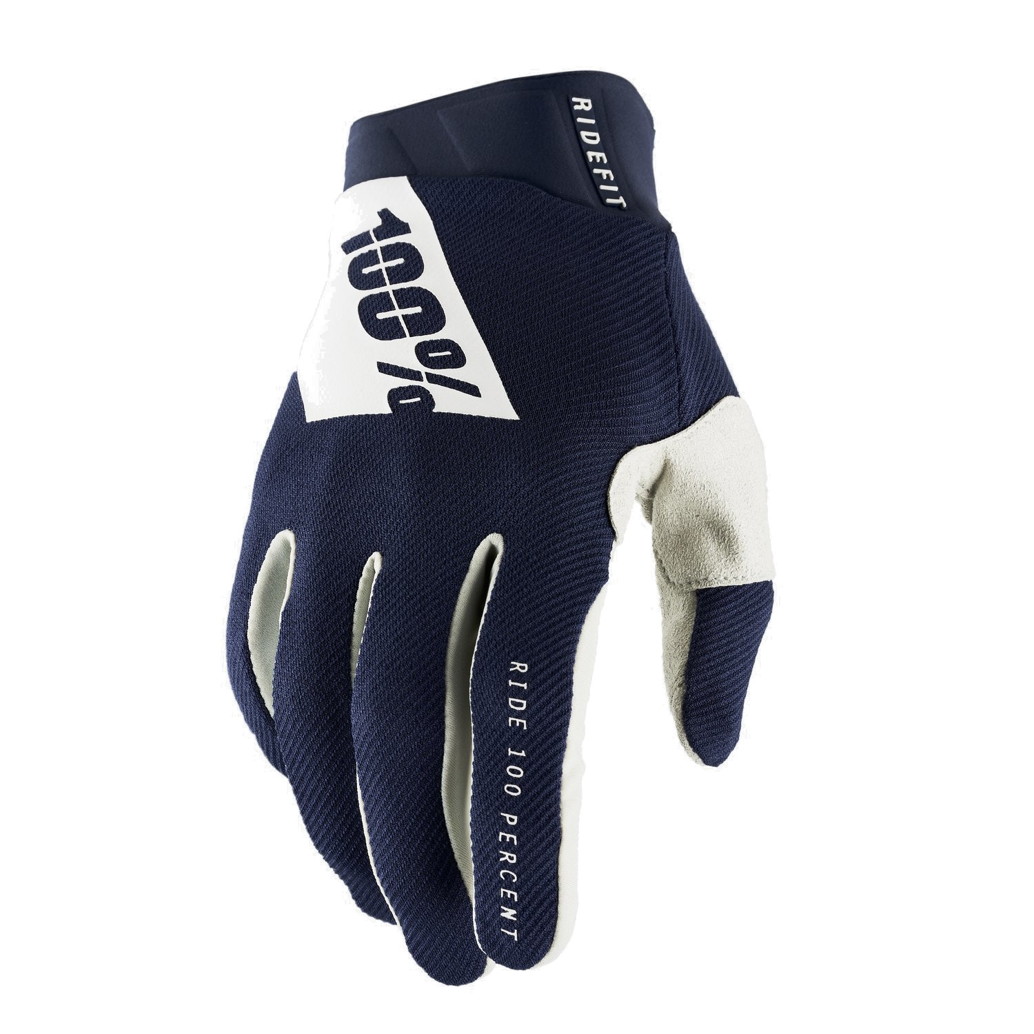100% - RIDEFIT GLOVE - NAVY WHITE 100% - RIDEFIT GLOVE - NAVY WHITE
